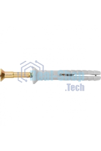 Дюбель-гвоздь Сибртех полипропиленовый с потайным бортиком 6 х 40 мм, 200 шт.