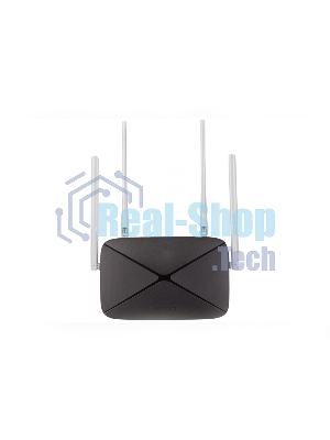 Беспроводный маршрутизатор Mercusys AC12, Dual Band, (867Мбит/с на 5 ГГц + 300Мбит/с на 2,4 ГГц)4 порта 100 Мбит/с, 4 фиксированных антенны