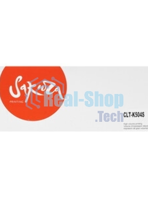 Картридж лазерный Sakura CLTK504S для Samsung CLP-415, CLX-4195, SL-C1810, SL-C1860, черный, 2500 к.