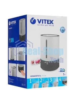 Увлажнитель воздуха Vitek VT-2346(MC) белый/серый, 30 м², 5 л