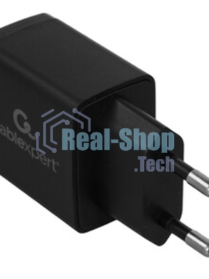 Сетевое зарядное устройство Cablexpert MP3A-PC-57, 5Вт, 1А, 1хUSB, черный, пакет