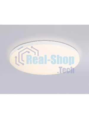 Умный светодиодный светильник FZ2001 WH белый IP54 20W 3000K-6500K+RGB Wi-Fi Алиса/Tuya/Smart Home/Alexa D300*55 (ПДУ ИК)