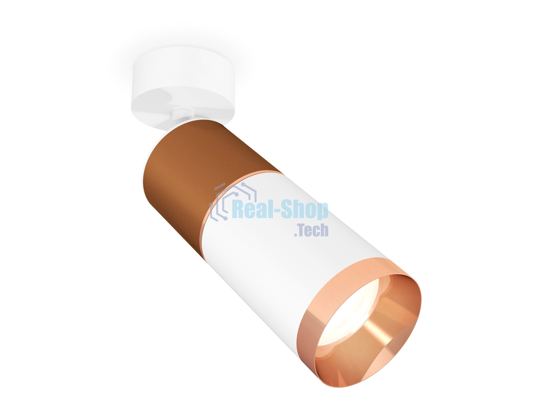 Комплект поворотного светильника Ambrella light XM6312015 SWH/SCF/PPG белый песок/кофе песок/золото розовое полированное MR16 GU5.3