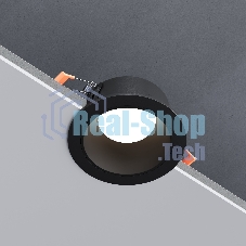 Встраиваемый светодиодный светильник 25082/LED 7W 4200K чёрный