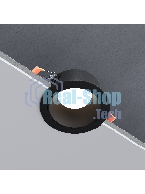 Встраиваемый светодиодный светильник 25082/LED 7W 4200K чёрный