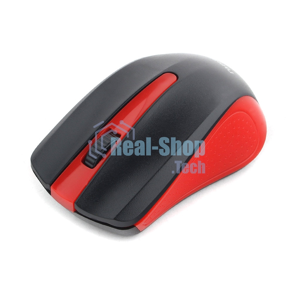 Мышь беспроводная Гарнизон GMW-430R красный, 1200 dpi, радиоканал, USB, кнопки - 3