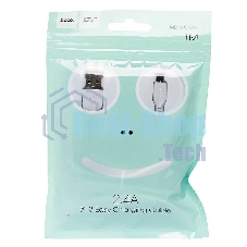 Кабель USB 2.0 HOCO X13, AM/microBM, белый, 1м
