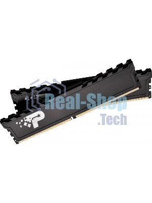 Оперативная память Patriot Signature Premium, DDR4, 16GB (2x8 GB), 2666 MHz, CL19, DIMM, радиатор, черный