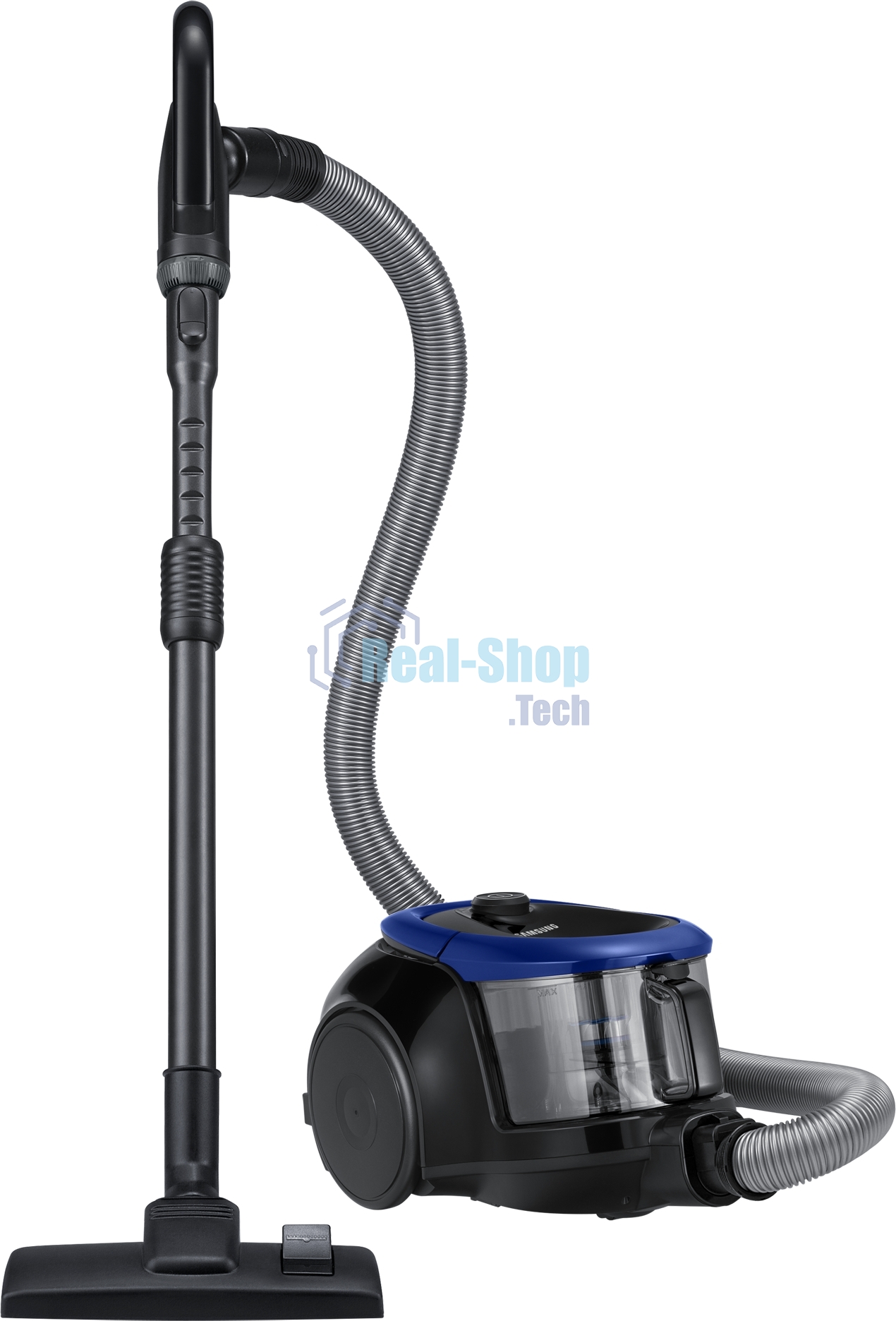 Пылесос Samsung VC18M21A0SB синий, 380/1800 Вт, уборка сухая, пылесборник контейнер 1.5 л