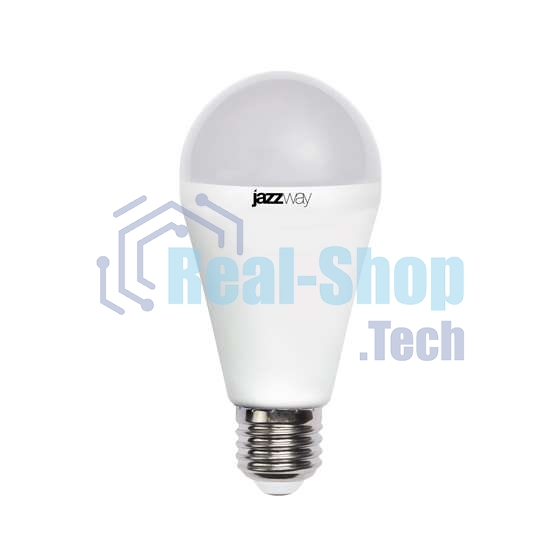 Лампа светодиодная JazzWay PLED-SP A60 15Вт грушевидная 3000К тепл. белый E27 1530лм 230В
