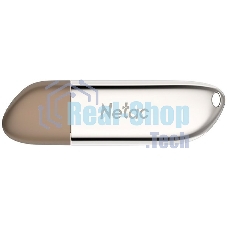 Флешка USB Netac U352 128Gb NT03U352N-128G-20PN, USB 2.0, с колпачком, металлическая