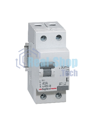 Выключатель дифференциального тока (УЗО) 2п 40А 30мА тип AC RX3 Leg 402025