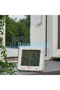 Метеостанция Rexant S637B с ЖК-экраном и беспроводным датчиком