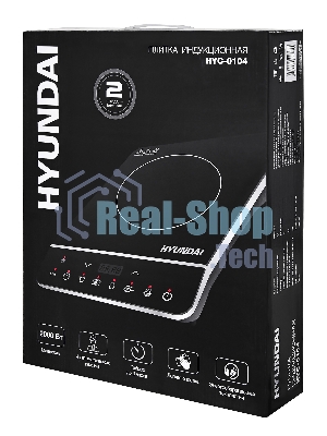Плита настольная электрическая Hyundai HYC-0104 черный стеклокерамика (настольная)