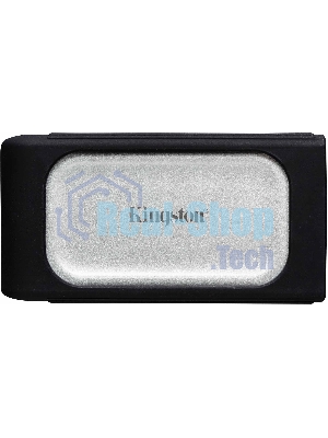 Внешний SSD Kingston XS2000, 2TB, USB 3.2 Gen 2x2 Type-C, R/W 2000/2000, серебристый