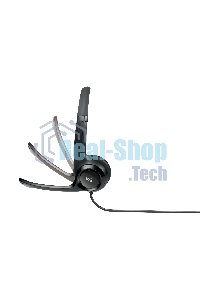 Гарнитура проводная Logitech Headset Logitech H390 USB черный