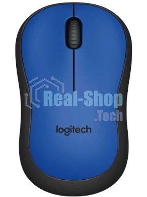 Мышь беспроводная Logitech M221 голубой, 1000 dpi, радиоканал, USB, кнопки - 3