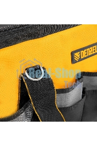 Сумка для инструмента Denzel 500х245х300 мм, 20 карман., съемный органайз. 10 карман., наплеч. рем.