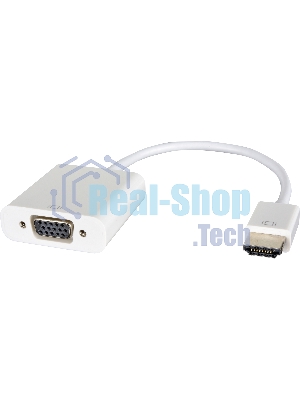 Переходник HDMI вилка на VGA розетка активный ADC-HM/GF [99-9698001]