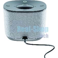 Умная колонка Sber Boom Home, 8Вт, с экраном, 1 динамик, часы, мультирум, TWS, Zigbee хаб, Wi-Fi, Bluetooth 5.0, Zigbee, Салют, серый