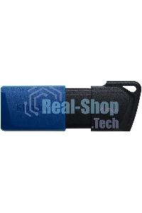 Флешка USB Kingston DataTraveler Exodia M (DTXM/64Gb), 64Gb, USB 3.0, R/W 70/45, черный/синий