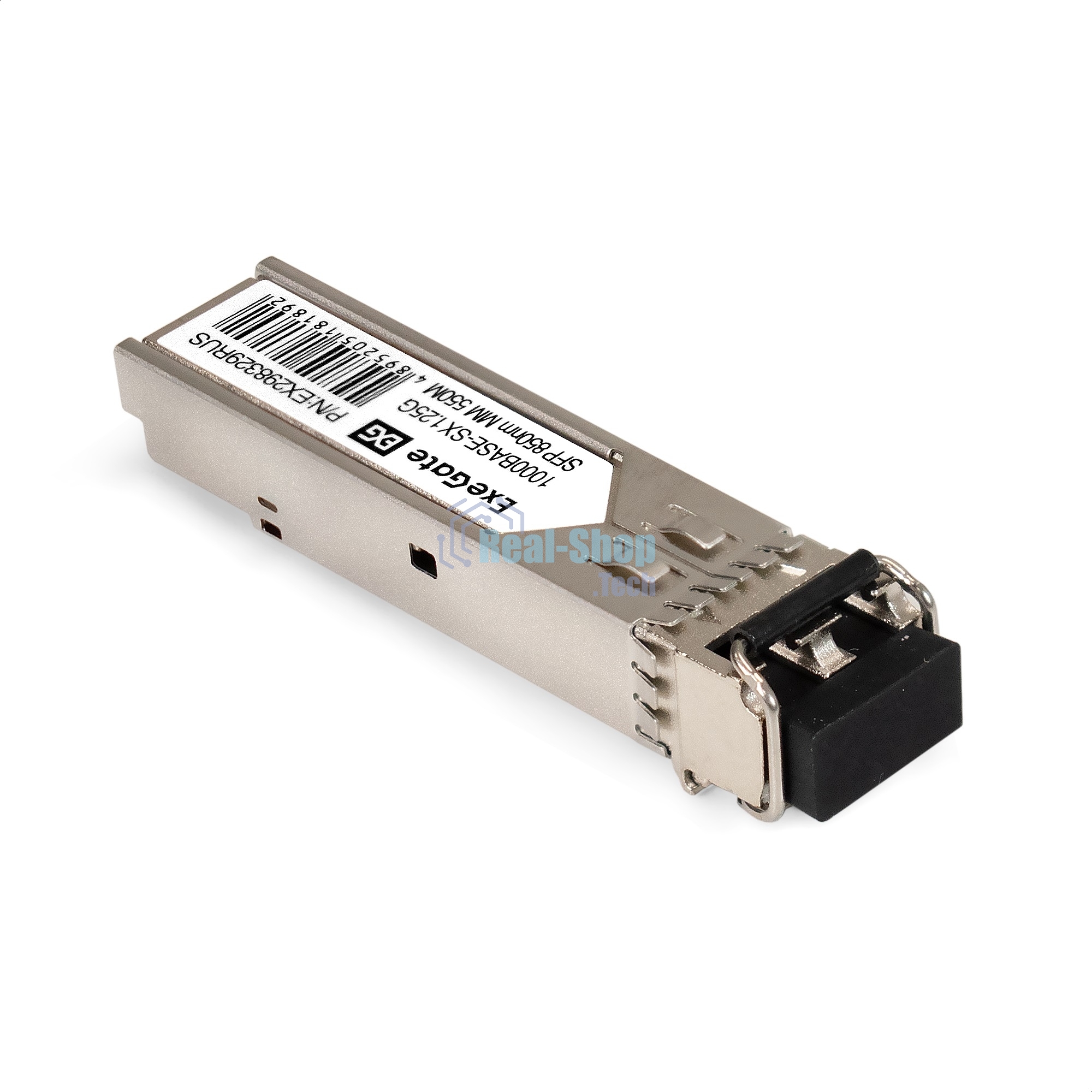 Трансивер SFP EXT-1G-MM850-LC2-550M (1000Base-SX для многомодового оптического кабеля, 1,25 Гбит/с, Tx:850/Rx:850 нм, до 550 м, разъем Duplex LC)