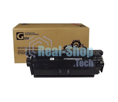 Тонер GalaPrint GP-CF360/CF380/CF400/CF410/CF450/CF530/CF540/CE400/CE410 для принтеров HP CLJ M154/M180/M181/M252/M254/M274/M277/M280/M281/M351/M375/M377/M451/M452/M475/M476/M477/M551/M552/M553/M570/M575/M577/M652/M653/M681/M682 черный 500гр (H108) PET Фас РФ (химический)