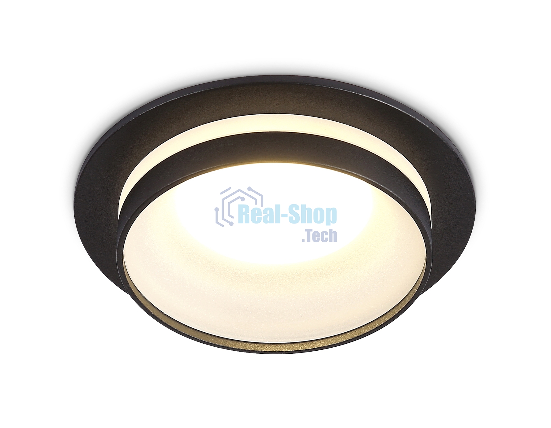 Светильник Ambrella light TN30708 BK черный GU5.3 D92*36