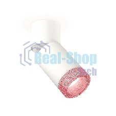 Комплект накладного поворотного светильника Ambrella light XM6312062 SWH/WH/PI белый песок/белый/розовый MR16 GU5.3 (A2220, C6312, N6152)