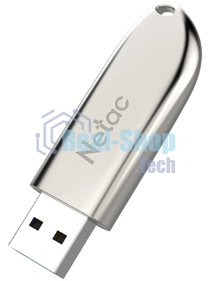 Флешка USB Netac U352 (NT03U352N-032G-32PN), 32Gb, USB 3.0, R/W 110/50, серебристый