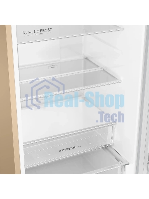 Холодильник Haier CEF536CGG золотистый двухкамерный 240/105 л морозилка снизу, No Frost