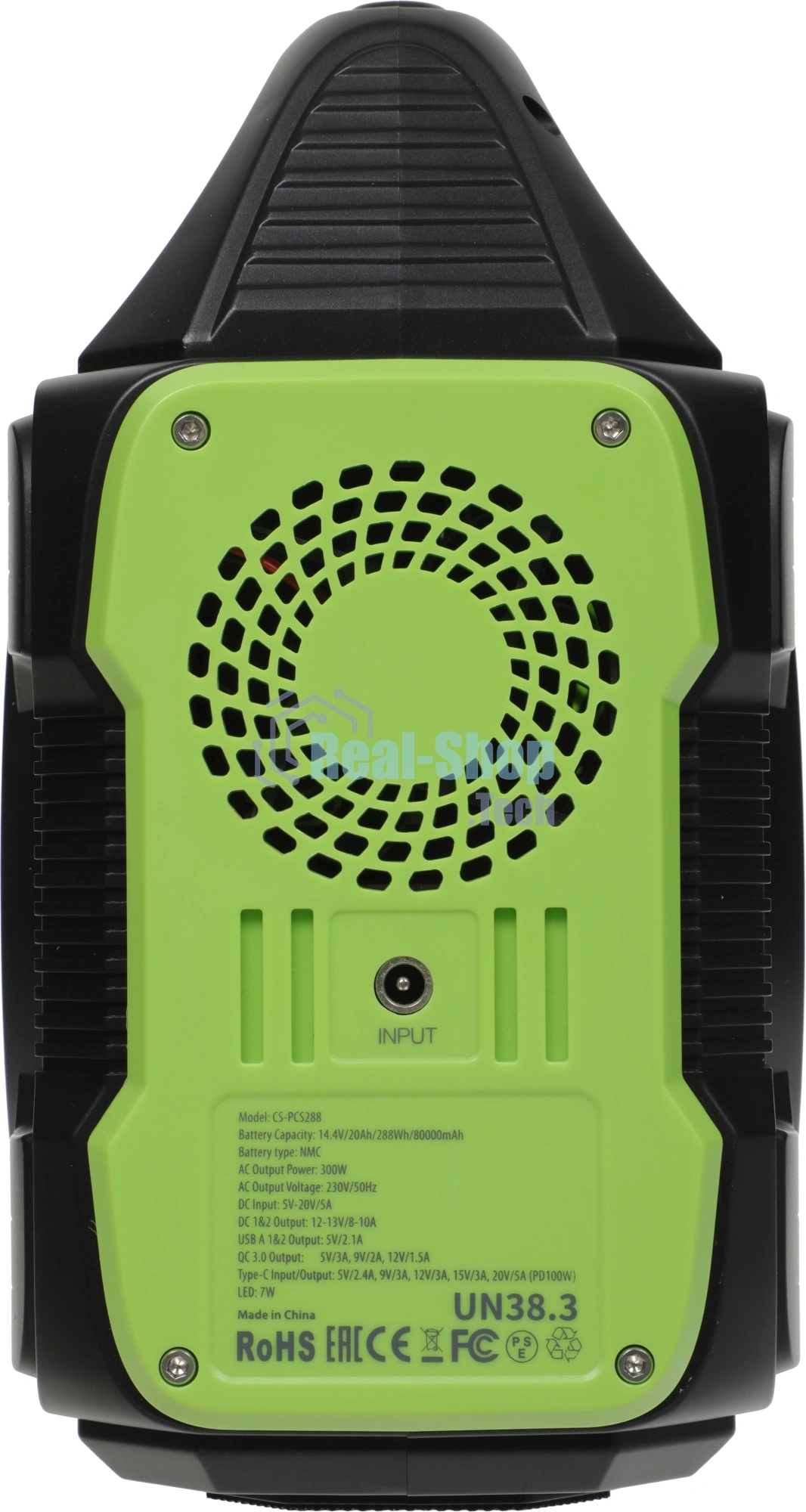 Электростанция портативная Cactus CS-PCS288 80000mAh 2.1A 3xUSB черный