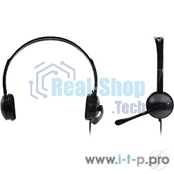 Гарнитура проводная мультимедийная с микрофоном SVEN AP-151MV, черный