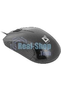 Мышь проводная Defender Optimum MB-160 черный, 1000 dpi, USB, кнопки - 3