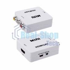 Конвертер Rexant HDMI на 3 RCA, пластик, белый