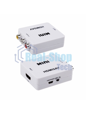 Конвертер Rexant HDMI на 3 RCA, пластик, белый