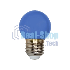 Лампа светодиодная Neon-night d-45 3 LED 1Вт шар E27 25лм 220В синий