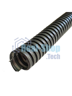 Металлорукав в ПВХ изоляции МРПИ НГ-25 d25мм с протяжкой (уп.50м) ЗЭТА zeta44407