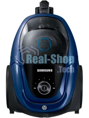 Пылесос Samsung SC18M3120VB синий, 380/1800 Вт, уборка сухая, пылесборник контейнер 2 л