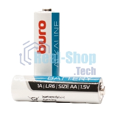 Батарея Buro Alkaline LR6 AA (4шт) блистер