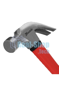 Молоток-гвоздодер Matrix ''optimal'', 450 г, фибергласовая обрезиненная рукоятка