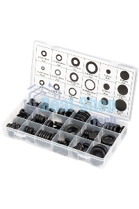 Набор сальников Сибртех, D 6,35 - 25,4 мм, 125 предметов