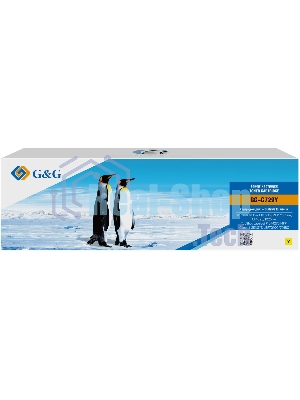 Картридж лазерный G&G GG-C729Y желтый (1000 стр.) для Canon i-SENSYS LBP-7010C/LBP-7018C