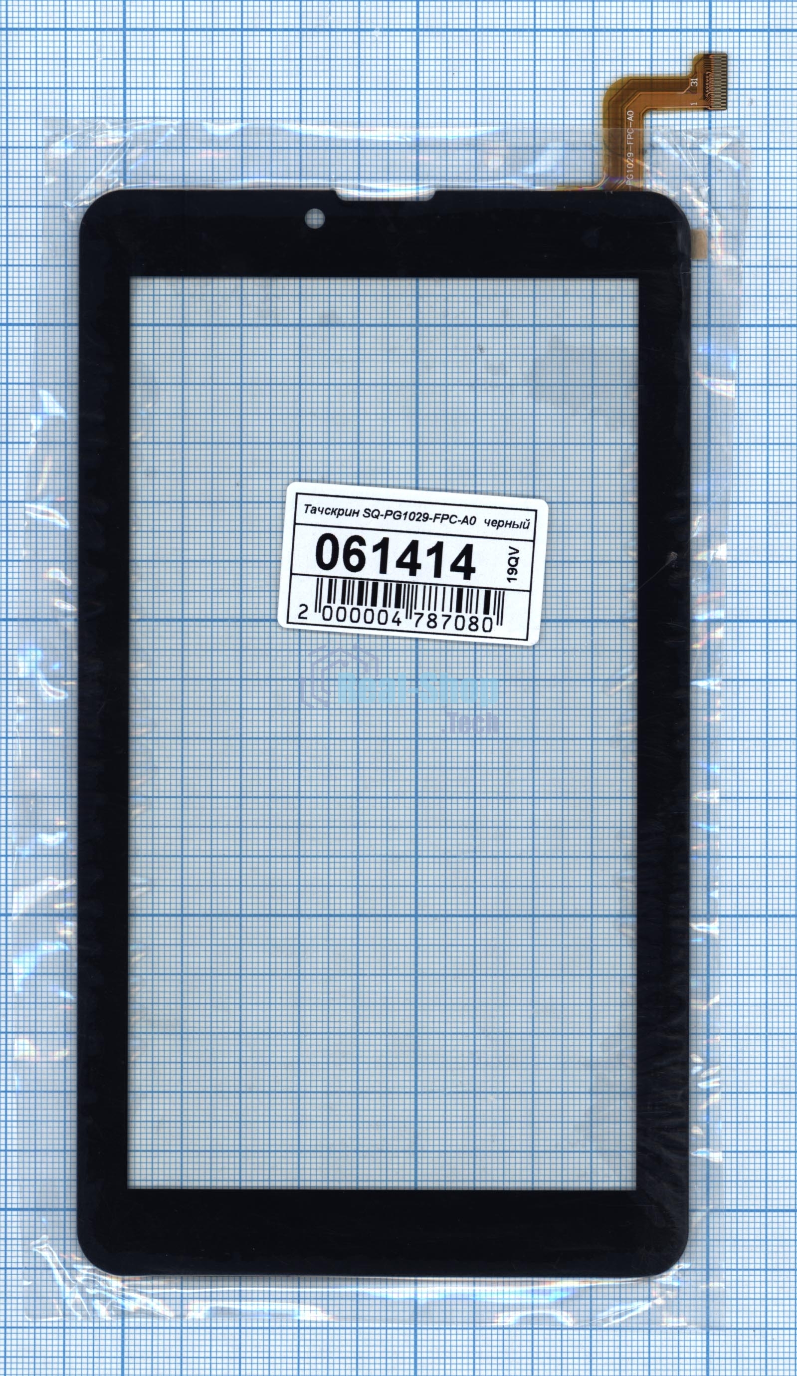 Сенсорное стекло (тачскрин) SQ-PG1029-FPC-A0, черное