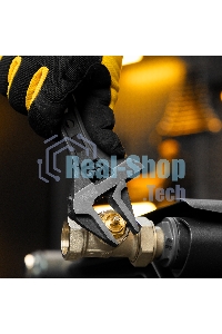 Ключ разводной Denzel 155 мм, CrV, кованый, укороченная рукоятка