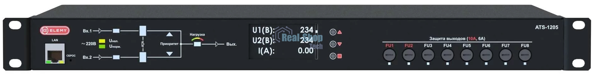 Устройство автоматического ввода резерва АВР Elemy ATS-1205/16 1U 19