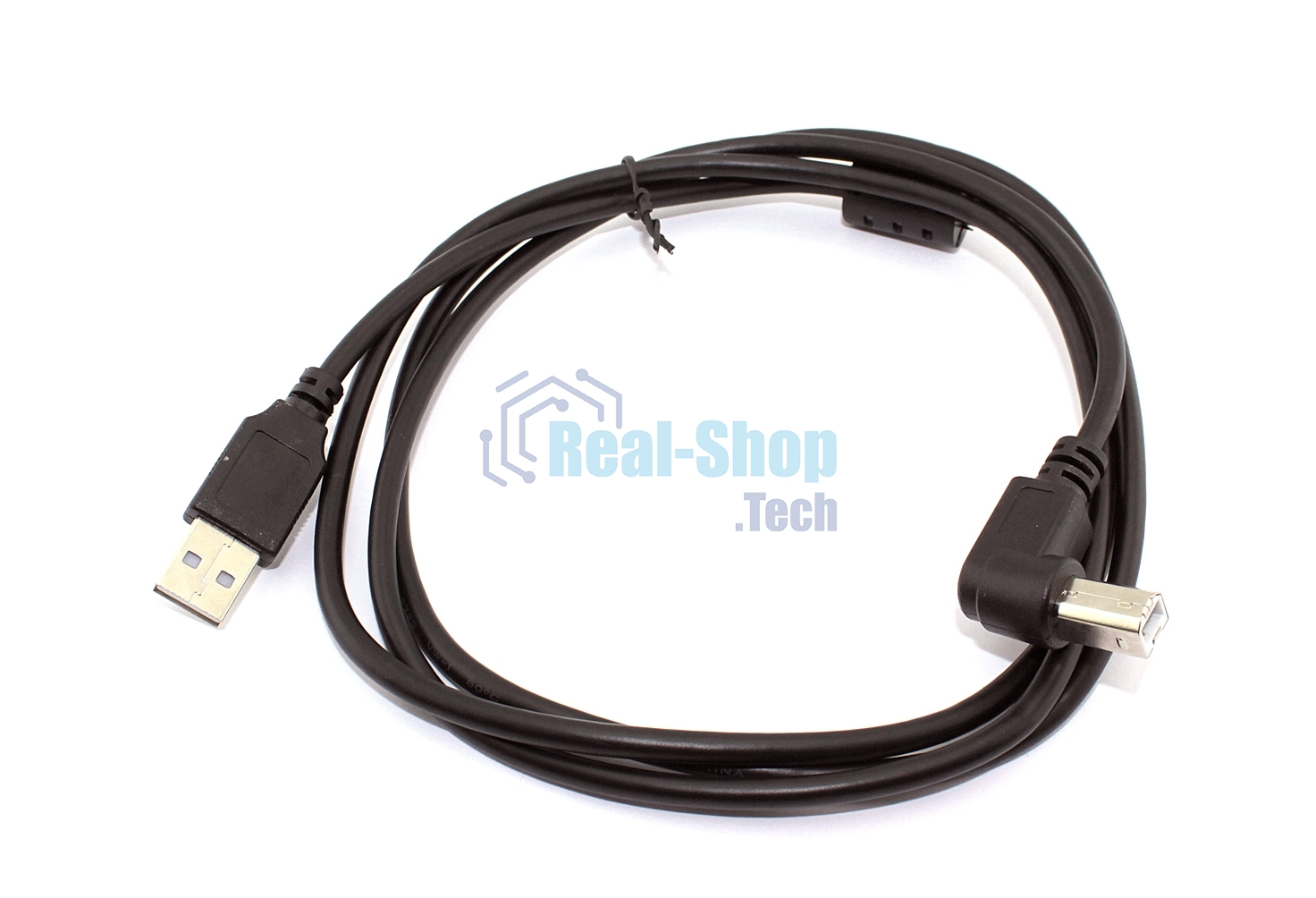 Кабель USB 2.0 на USB-B угол вправо 1,5 м