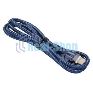 Кабель PERFEO USB C вилка - C вилка, 60W, синий, 1 м, POWER (C1103)