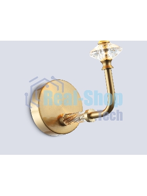 Настенный светильник Ambrella light LH71506 BS/FR латунь/белый матовый E14 max 40W 230*120*310