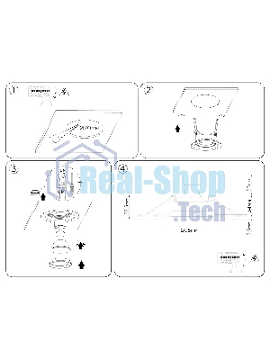 Светильник Ambrella light TN1141 WH белый IP44 GU5.3 D95*38
